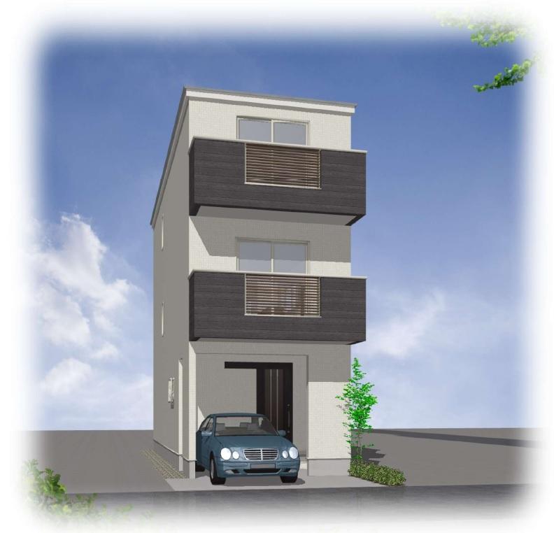 Building plan example (Perth ・ appearance). A compartment reference plan Perth