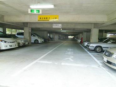 Parking lot. Also it has spacious parking lot.