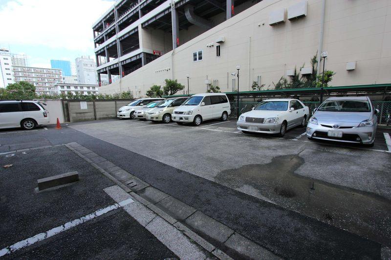 Parking lot. Plane parking