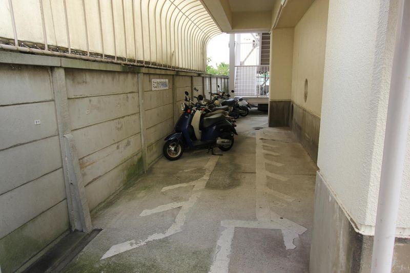 Other common areas. Building in the bike storage