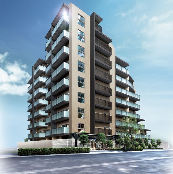 Other. Texture rich beige system and the building appearance wearing a contrast in the outer wall tile of black-based (Rendering). Use a glass material on the balcony, With calm elegance, It has become a stylish design was wearing also refreshing taste