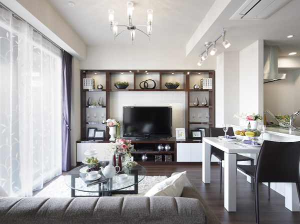 Interior.  [living ・ dining] Building in the model room ・ E type