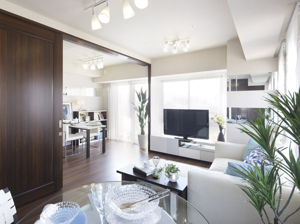 Interior.  [living ・ dining] G type (Excellent Grade) ※ Comprehensive Mansion Gallery Shinjuku Museum model room of the (October 2011 shooting)