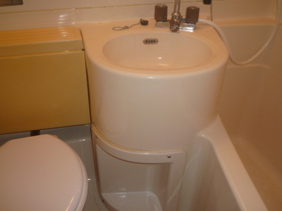 Washroom. Wash basin