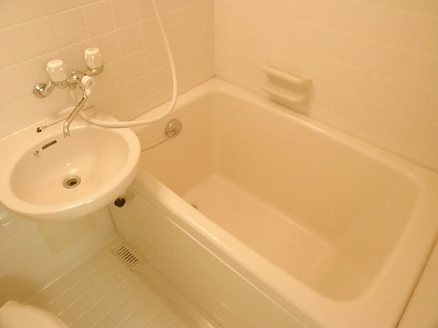 Bath. Space of the tub also firmly