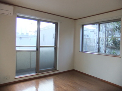 Living and room. Southwest angle room dihedral daylight