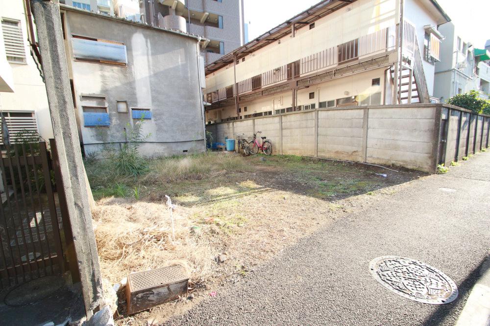 Local photos, including front road. Northwest road, Shooting from north. Near from the station, Property is that combines the parking space single minute. 