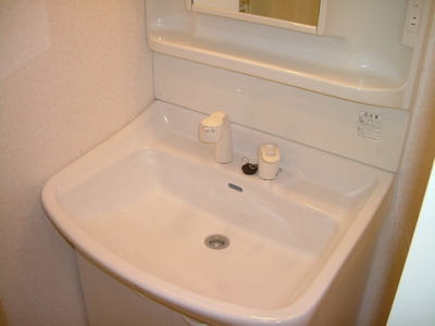 Washroom. Independent wash basin