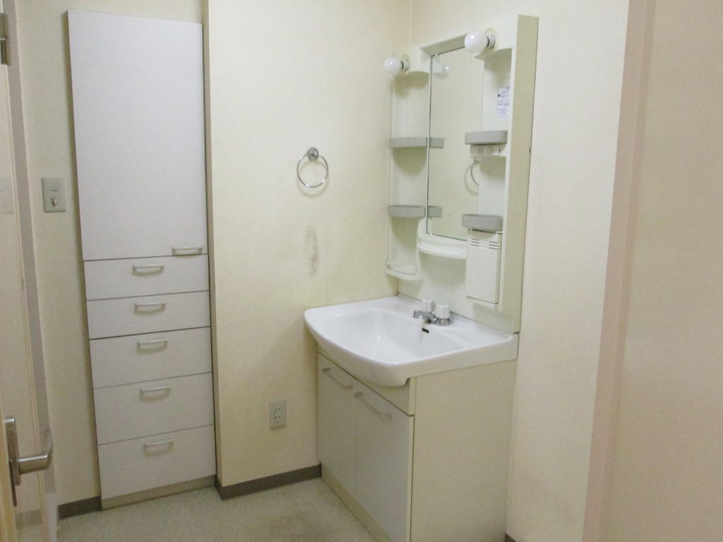 Washroom. Independent wash basin