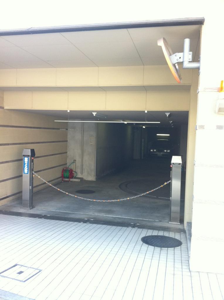 Parking lot. Common areas