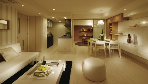 LD of suitable to relaxation breadth. Ceiling cassette type air conditioner or TES hot water floor heating is equipped with.