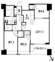 Floor: 3LDK + WIC, the occupied area: 69.73 sq m, Price: 66,700,000 yen, now on sale