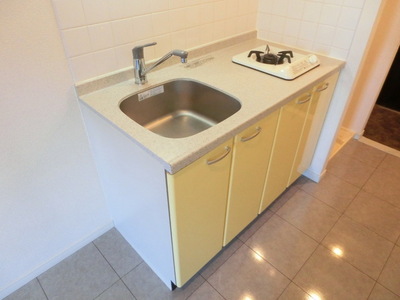 Kitchen. A kitchen with a gas stove