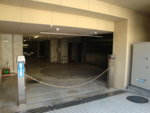 Parking lot. Common areas