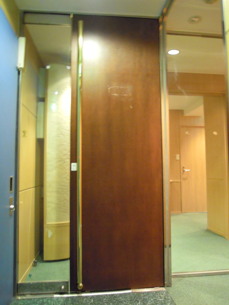 Entrance. Fashionable entrance