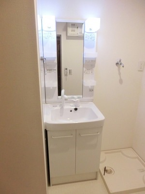 Washroom. Independent wash basin