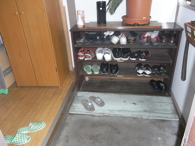 lobby. Old-fashioned common entrance