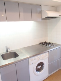 Kitchen. System kitchen (reference photo) Stylish two-necked gas
