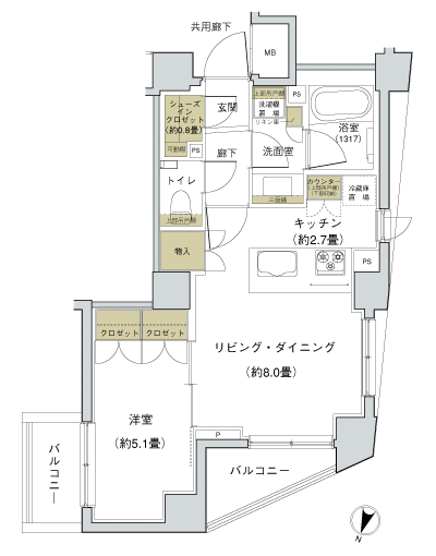 Floor: 1LDK + SIC, the occupied area: 41.03 sq m, Price: TBD