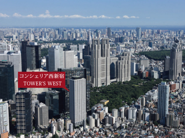 Surrounding environment. Oedo Line "Nishi Chome" station walk 5 minutes, "Tochomae" station 7-minute walk. A 15-minute walk from JR "Shinjuku" station. Colorful business, There in the Metropolis entertainment intersect, Town can enjoy a number of green, Shinjuku. For the first time come across stimulus, Different from yesterday colorful. In Nishi is, Always new every day, There is a life that resonate with sensibility. (It was taken in August 2010, the east side from the local vicinity of the sky. Surrounding environment might change in the future)