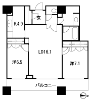 Floor: 2LD ・ K, the occupied area: 77.51 sq m, Price: 70,800,000 yen, now on sale