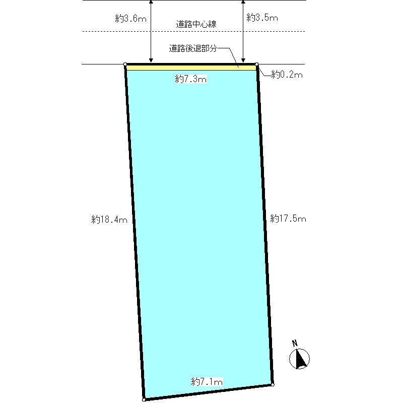 Compartment figure. Land price 83,800,000 yen, Land area 131.76 sq m