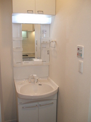 Washroom. Independent wash basin