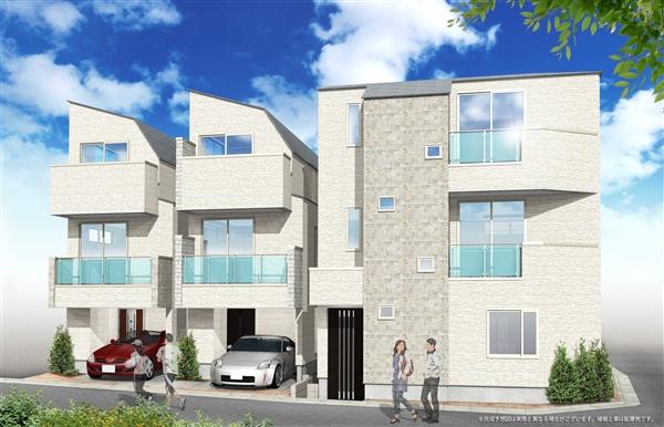 Facing south in a sunny Shintei.