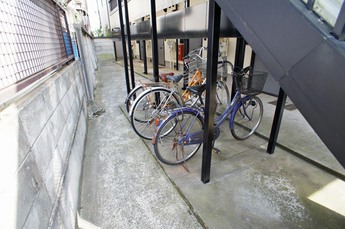 Other common areas. Bicycle parking space