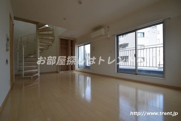 Living and room. It is a reference photograph of the same building the seventh floor 1LDK.