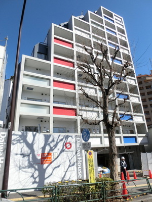 Building appearance. Beautiful appearance of Daiwa House construction