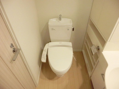 Toilet. Warm water washing toilet seat