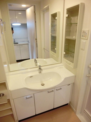 Washroom. Independent wash basin