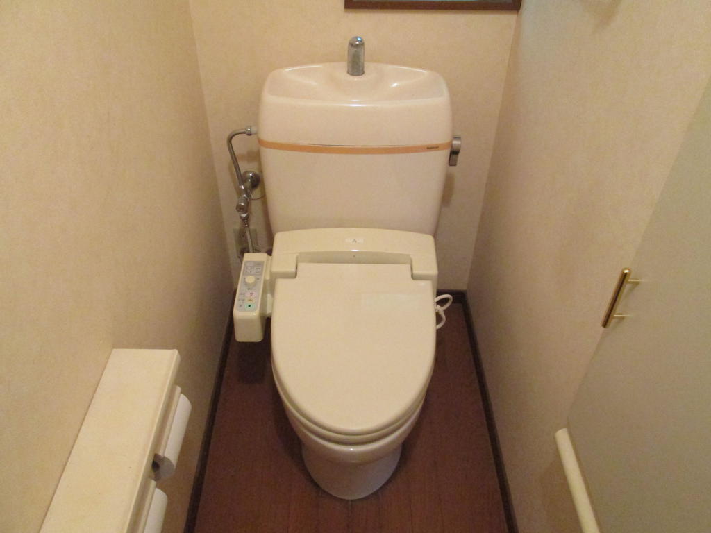 Toilet. Warm water washing toilet seat
