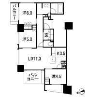 Floor: 3LDK + N, the occupied area: 69.65 sq m, Price: 66,980,000 yen, now on sale