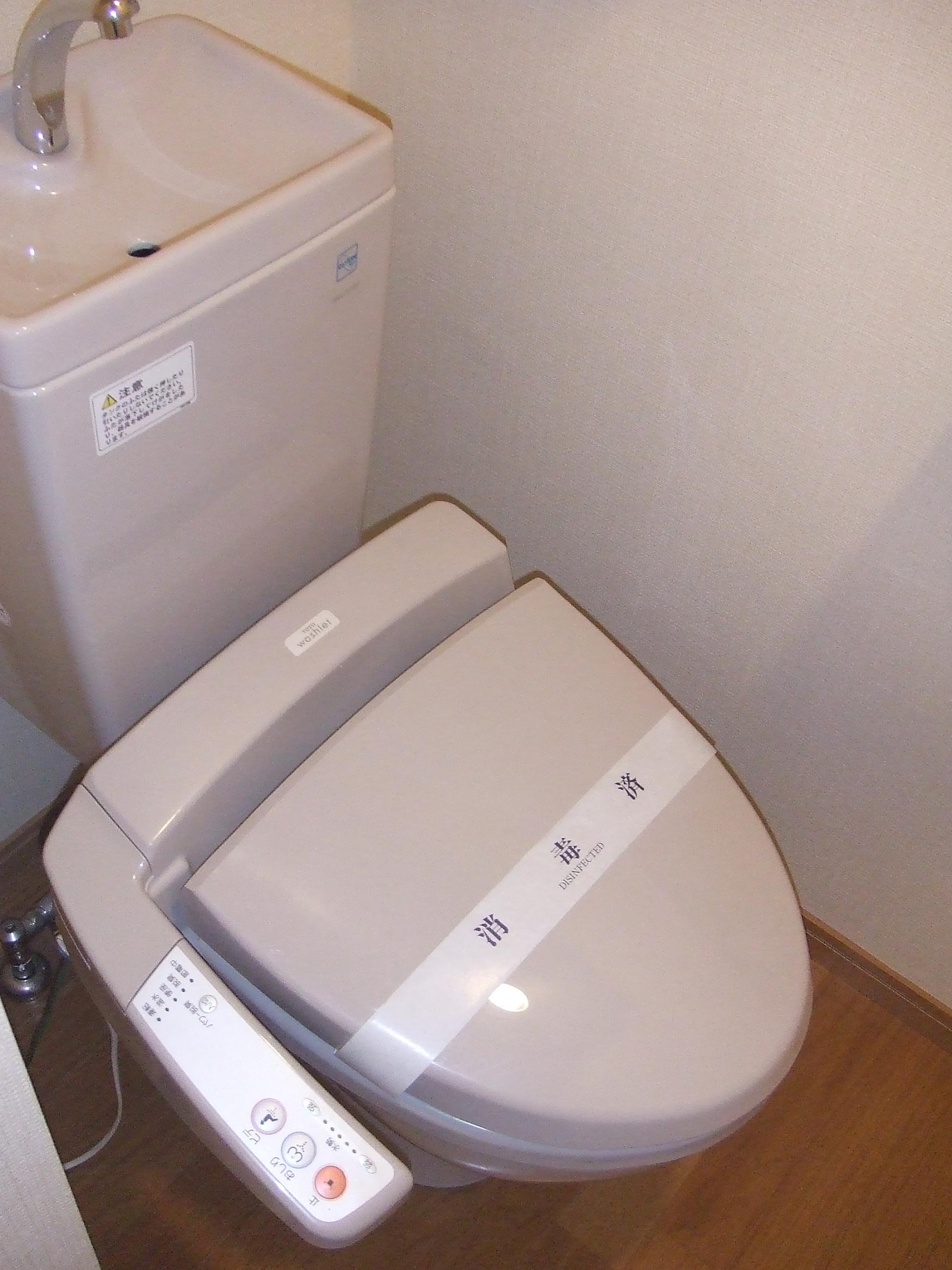 Toilet. It is with a bidet! 