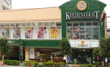 Supermarket. 739m until the Kitchen Court Kagurazaka store (Super)