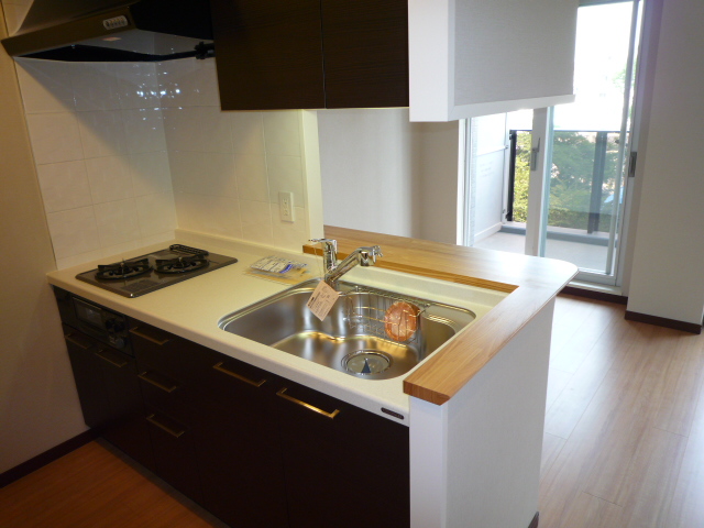 Kitchen. Face-to-face counter K ・ With built-in water purifier