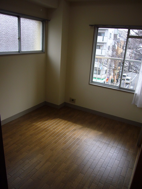 Living and room. Two-sided lighting Western-style