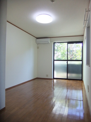 Living and room. It is bright even on the first floor at the front road