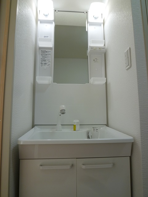 Washroom. Vanity newly established