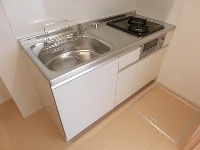 Kitchen. Two-burner gas system Kitchen