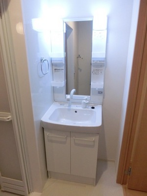 Washroom. Independent wash basin