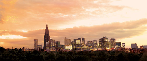 Surrounding environment.  [Dramatic evening]  ※ View photos from the local 10th floor equivalent. (September 2012 shooting)