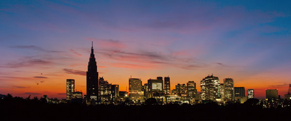 Surrounding environment.  [Silent night]  ※ View photos from the local 10th floor equivalent. (August 2012 shooting)
