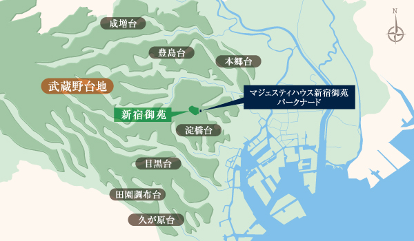 Other.  [About 1 robust Kanto loam layer than the surface of the earth ~ 5m some ground] Such as the volcanic ash that has been released in the eruption of Mount Fuji and Hakone is deposited over the years of eternity, Viscous quality Kanto loam layer. Local about this Kanto loam layer than the surface of the earth 1 ~ There is a depth of 5m. (Musashino Plateau conceptual diagram)