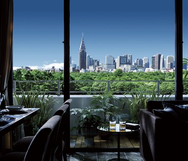 Ahead of the forest of Shinjuku Gyoen, Skyscrapers group of towering ..., this is, Synthetic Shinjuku Gyoen is a pleasure Me not looked only at the east side (view photos from the 10th floor local equivalent to the model room HOUSE110E type of LD (8 May 2012 shooting), You actual and slightly different. View is not intended to be guaranteed over the future)