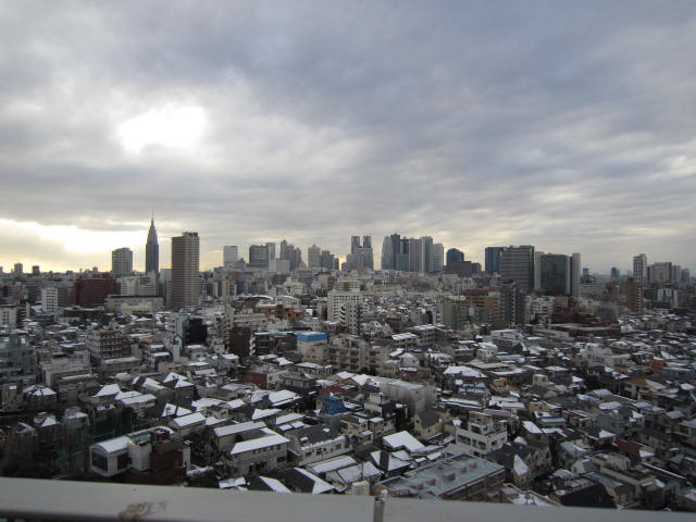 View. West direction of view