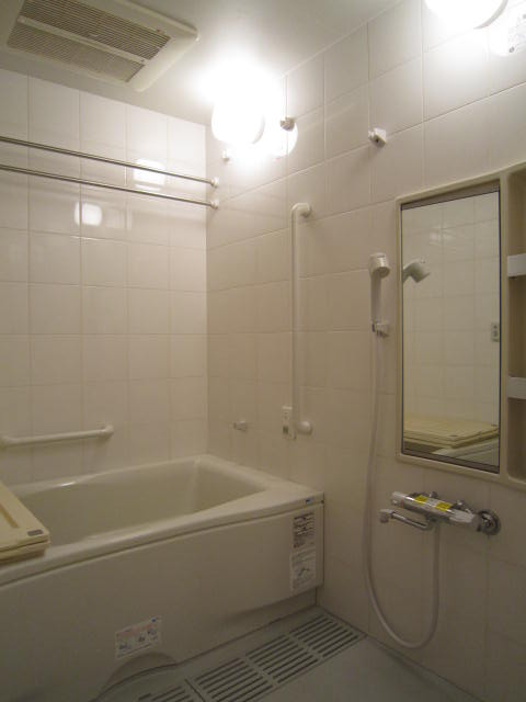 Bath. With bathroom heating dryer