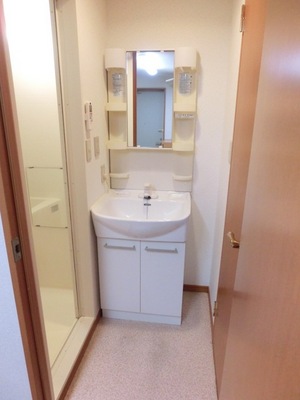 Washroom. Independent wash basin